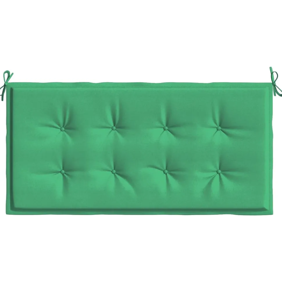 VIDAXL - Coussin de banc de jardin vert 120x50x4 cm tissu oxford