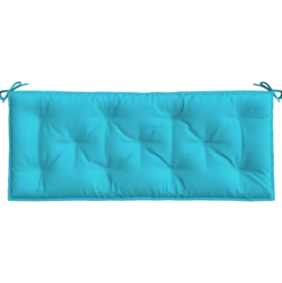 VIDAXL - Coussin de banc de jardin turquoise 120x50x7 cm tissu
