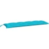 VIDAXL - Coussin de banc de jardin turquoise 150x50x7 cm tissu oxford