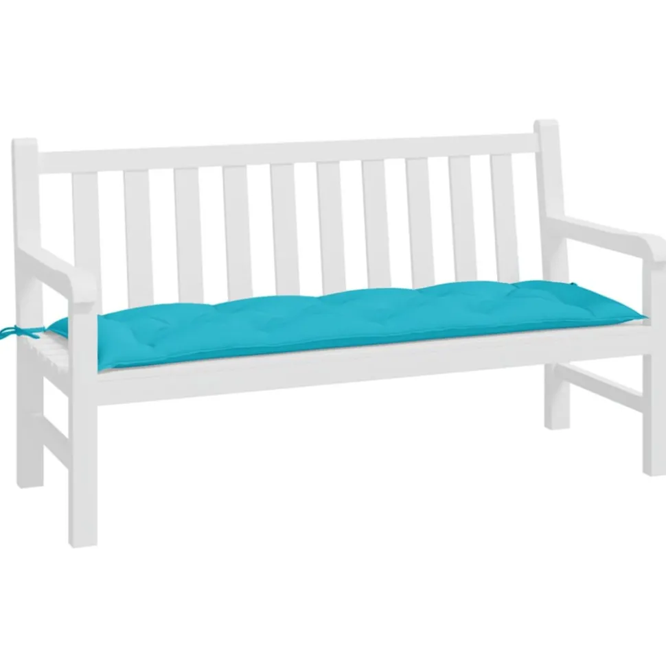 VIDAXL - Coussin de banc de jardin turquoise 150x50x7 cm tissu oxford
