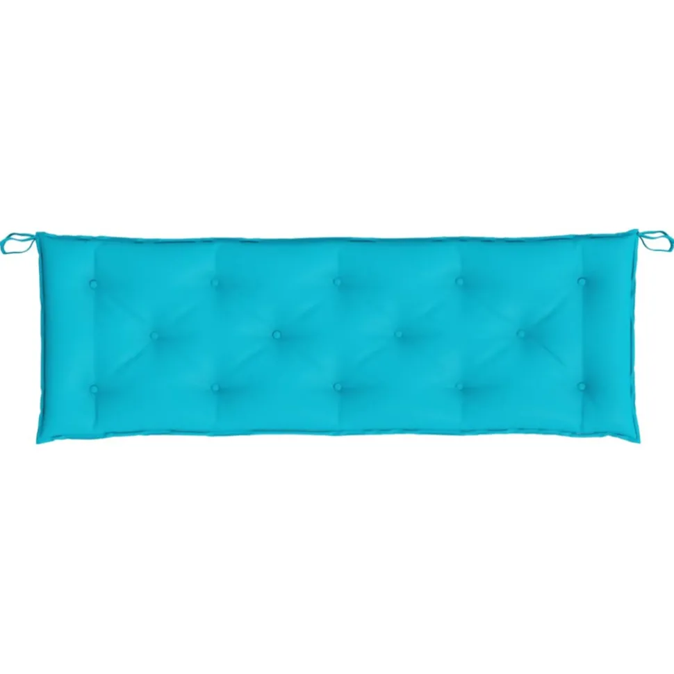 VIDAXL - Coussin de banc de jardin turquoise 150x50x7 cm tissu oxford