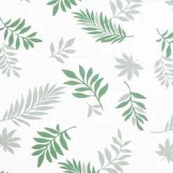 VIDAXL - Coussin de banc de jardin motif de feuilles 200x50x4 cm tissu