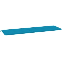 VIDAXL - Coussin de banc de jardin bleu 180x50x3 cm tissu oxford