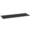 VIDAXL - Coussin de banc de jardin carreaux noir 150x50x4cm tissu oxford