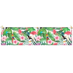 VIDAXL - Coussin de banc de jardin multicolore 200x50x4 cm tissu