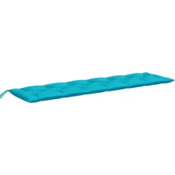 VIDAXL - Coussin de banc de jardin turquoise 200x50x7 cm tissu