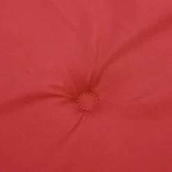 VIDAXL - Coussin de banc de jardin rouge 120x50x4 cm tissu oxford