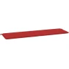 VIDAXL - Coussin de banc de jardin rouge 180x50x3 cm tissu oxford
