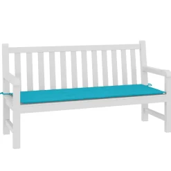 VIDAXL - Coussin de banc de jardin turquoise 150x50x4 cm tissu oxford