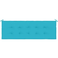 VIDAXL - Coussin de banc de jardin turquoise 150x50x4 cm tissu oxford