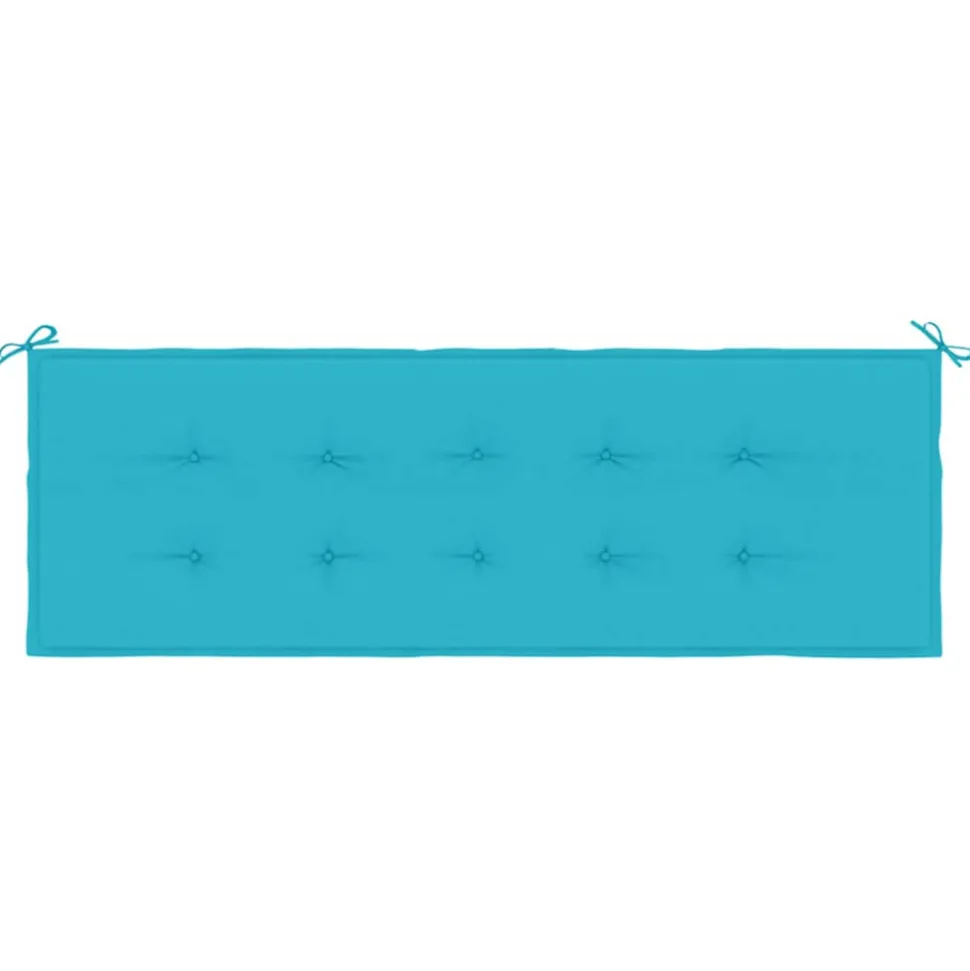 VIDAXL - Coussin de banc de jardin turquoise 150x50x4 cm tissu oxford
