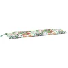 VIDAXL - Coussin de banc de jardin multicolore 150x50x7 cm tissu oxford