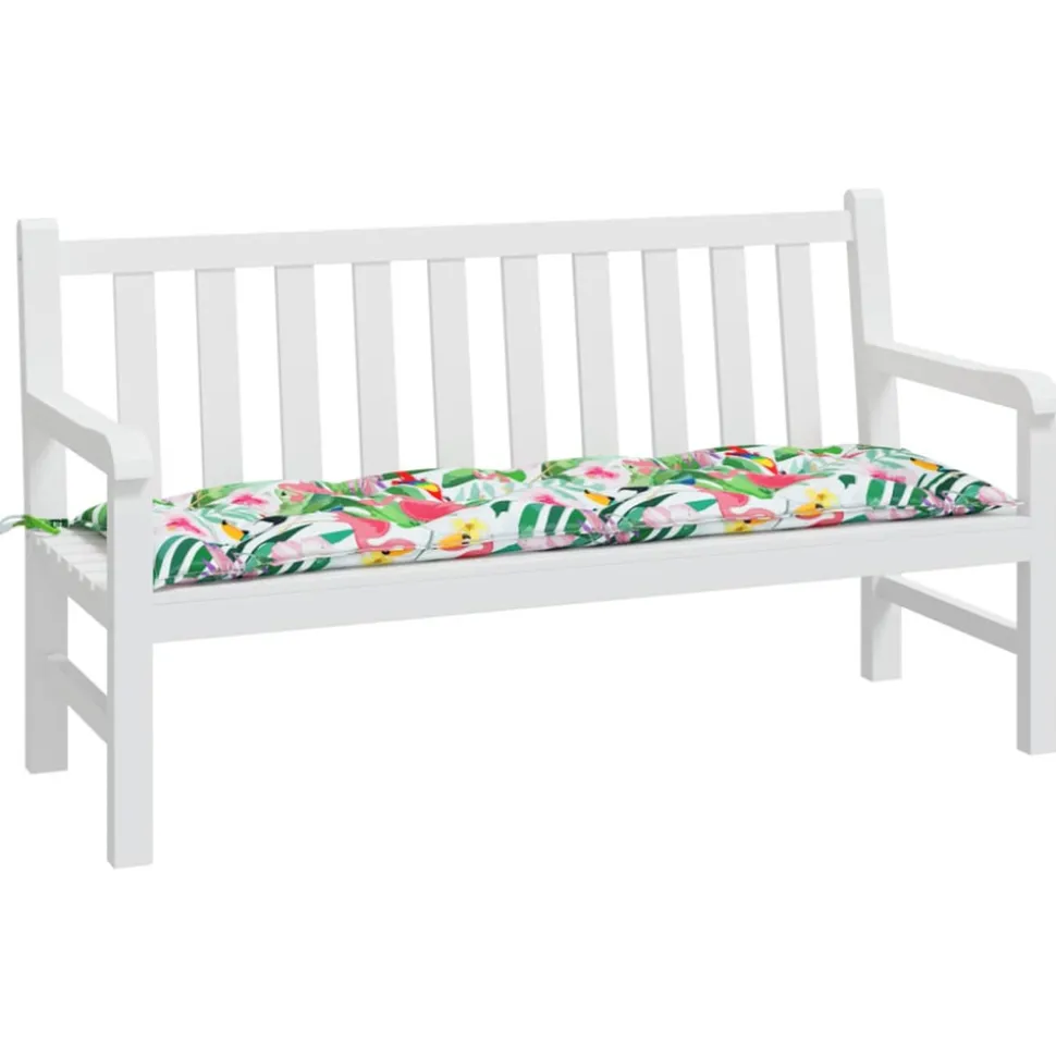 VIDAXL - Coussin de banc de jardin multicolore 150x50x7 cm tissu oxford