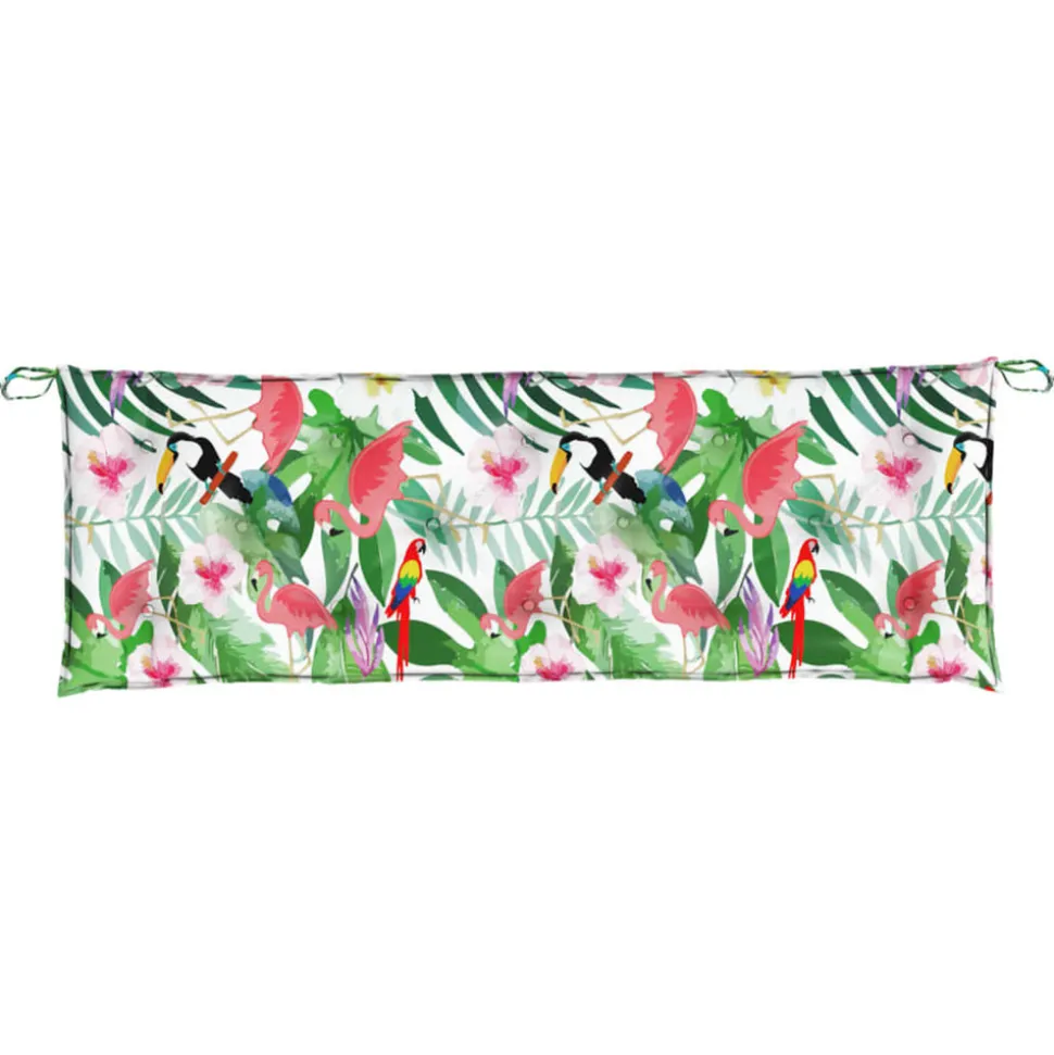 VIDAXL - Coussin de banc de jardin multicolore 150x50x7 cm tissu oxford