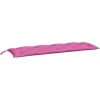 VIDAXL - Coussin de banc de jardin rose 150x50x7 cm tissu oxford