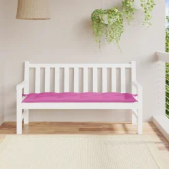 VIDAXL - Coussin de banc de jardin rose 150x50x7 cm tissu oxford