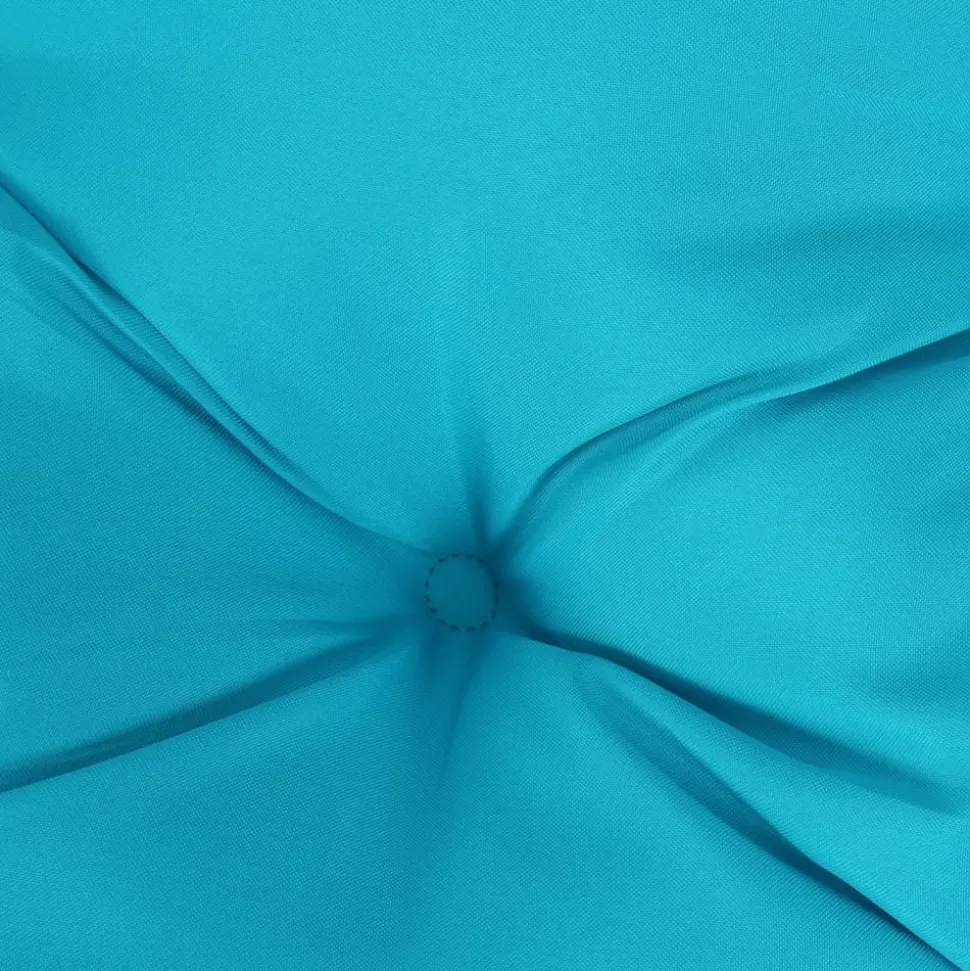 VIDAXL - Coussin de palette turquoise 50x40x12 cm tissu