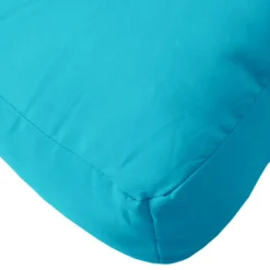VIDAXL - Coussin de palette turquoise 60x60x12 cm tissu