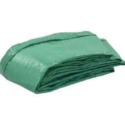 VIDAXL - Coussin de sécurité pe vert de trampoline rond de 3,05 m