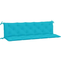 VIDAXL - Coussins de banc de jardin lot de 2 turquoise tissu oxford