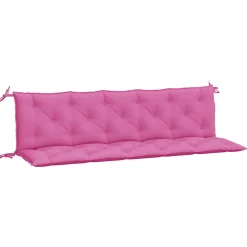 VIDAXL - Coussins de banc de jardin lot de 2 rose tissu oxford