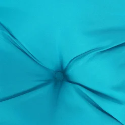 VIDAXL - Coussins de banc de jardin lot de 2 turquoise 150x50x7 cm tissu