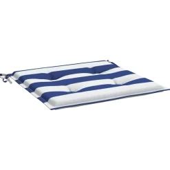 VIDAXL - Coussins de chaise de jardin lot de 2 50x50x4 cm tissu