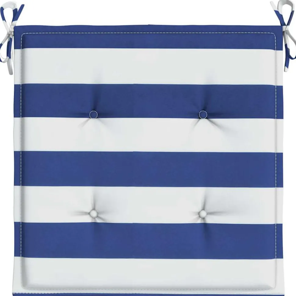 VIDAXL - Coussins de chaise de jardin lot de 4 50x50x4 cm