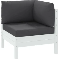 VIDAXL - Coussins de palette lot de 3 anthracite tissu oxford