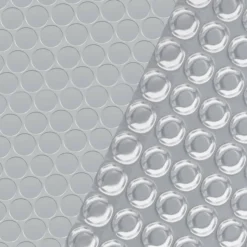 VIDAXL - Couverture de piscine argenté 488x244 cm pe