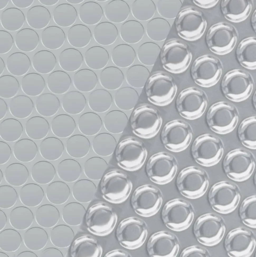 VIDAXL - Couverture de piscine argenté 488x244 cm pe