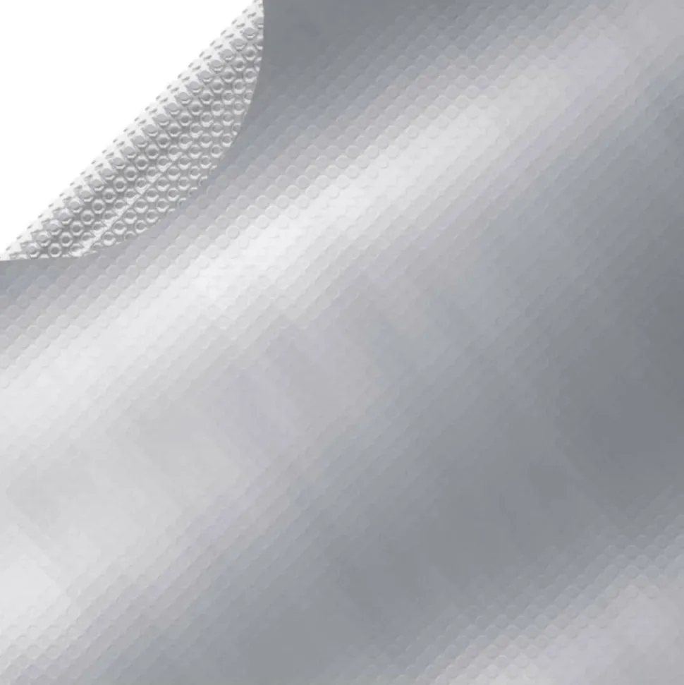 VIDAXL - Couverture de piscine argenté 549 cm pe