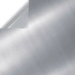 VIDAXL - Couverture de piscine argenté 549x274 cm pe