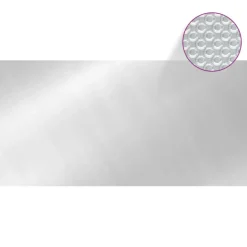 VIDAXL - Couverture de piscine argenté 549x274 cm pe