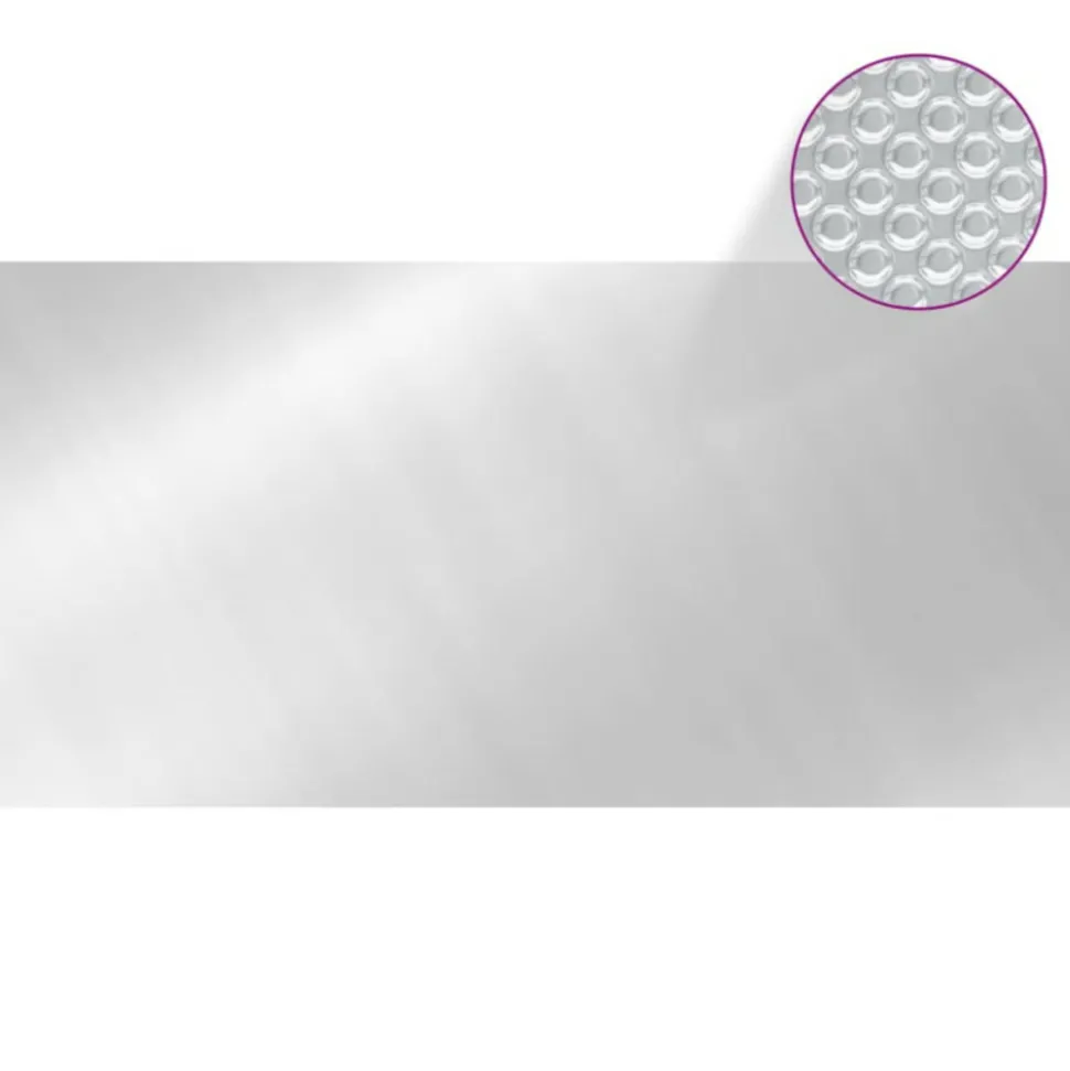 VIDAXL - Couverture de piscine argenté 549x274 cm pe