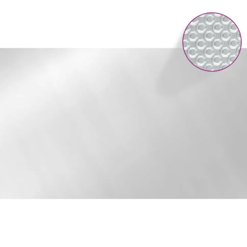 VIDAXL - Couverture de piscine rectangulaire 500x300 cm pe argenté