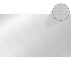 VIDAXL - Couverture de piscine rectangulaire 500x300 cm pe argenté