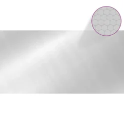 VIDAXL - Couverture de piscine argenté 975x488 cm pe
