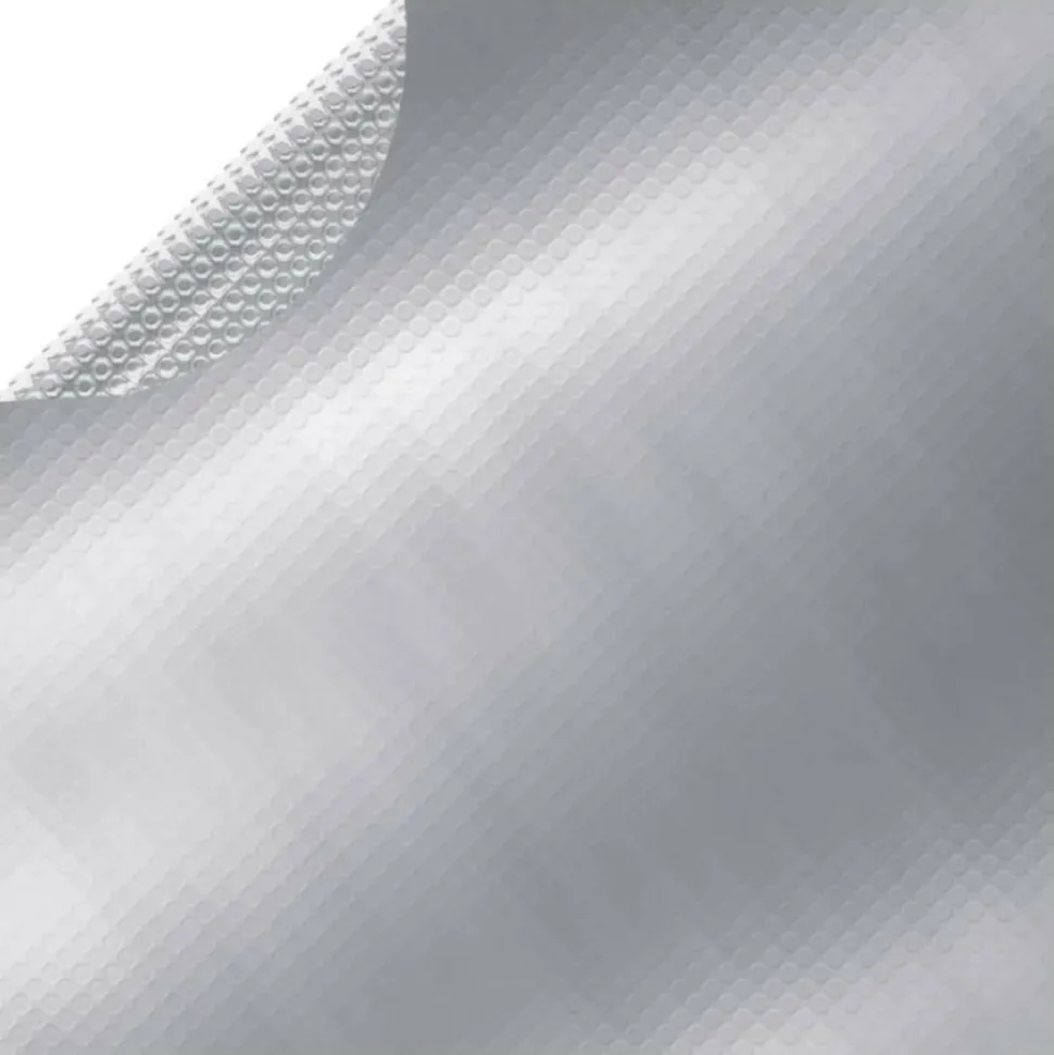 VIDAXL - Couverture de piscine argenté 417 cm pe