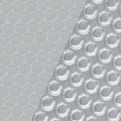 VIDAXL - Couverture de piscine argenté 417 cm pe