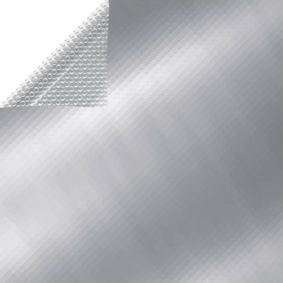 VIDAXL - Couverture de piscine rectangulaire 600x400 cm pe argenté