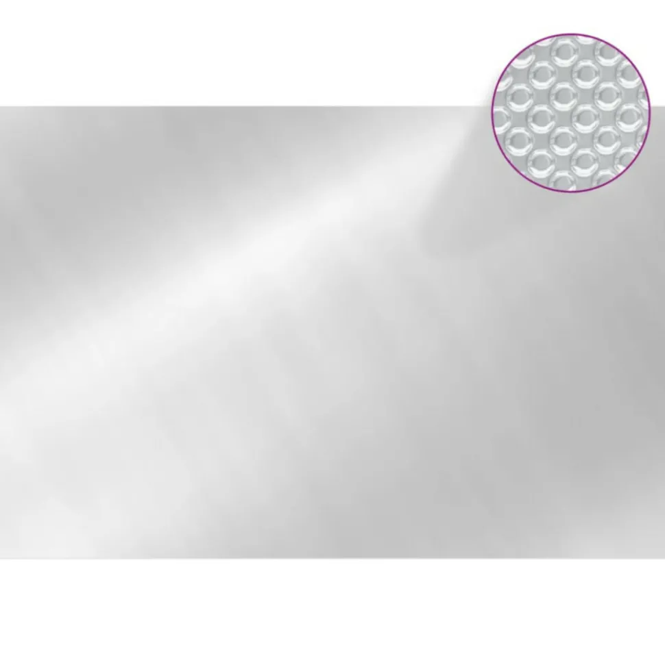VIDAXL - Couverture de piscine rectangulaire 600x400 cm pe argenté