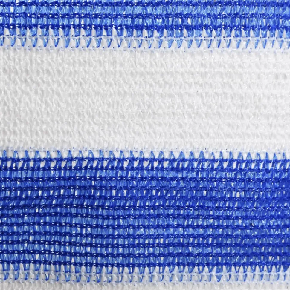 VIDAXL - Écran de balcon bleu et blanc 90x500 cm pehd