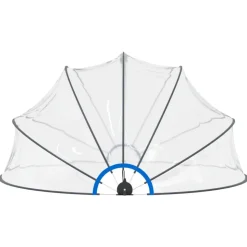 VIDAXL - Dôme de piscine 440 x 220 cm