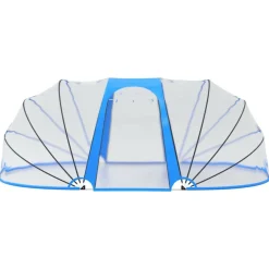 VIDAXL - Dôme de piscine ovale 530x410x210 cm