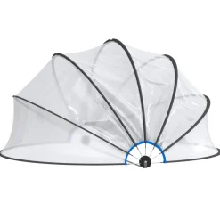 VIDAXL - Dôme de piscine rond 406x203 cm pvc