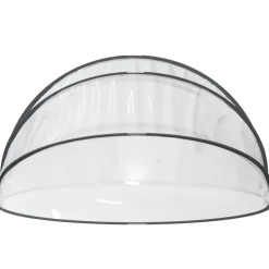 VIDAXL - Dôme de piscine rond 406x203 cm pvc