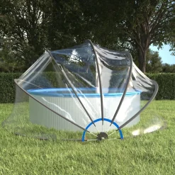 VIDAXL - Dôme de piscine rond 467x234 cm pvc
