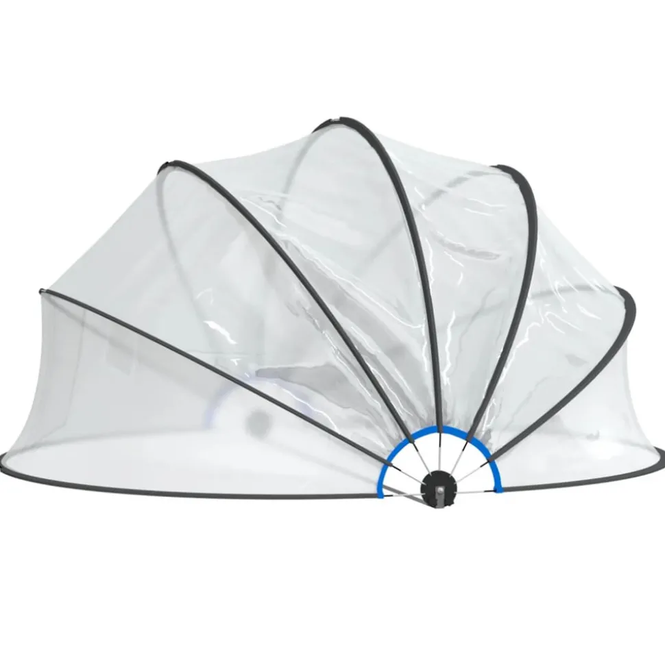 VIDAXL - Dôme de piscine rond 467x234 cm pvc