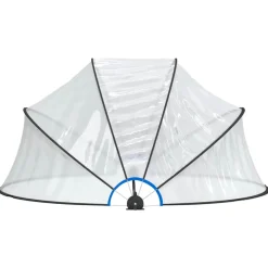 VIDAXL - Dôme de piscine rond 315x158 cm pvc